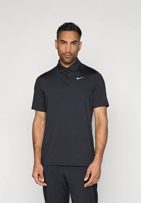 Однотонная рубашка поло Nike Golf, Black/White