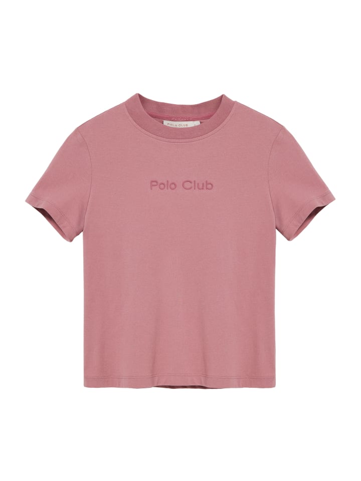

Футболка пудрово-розового цвета Polo Club