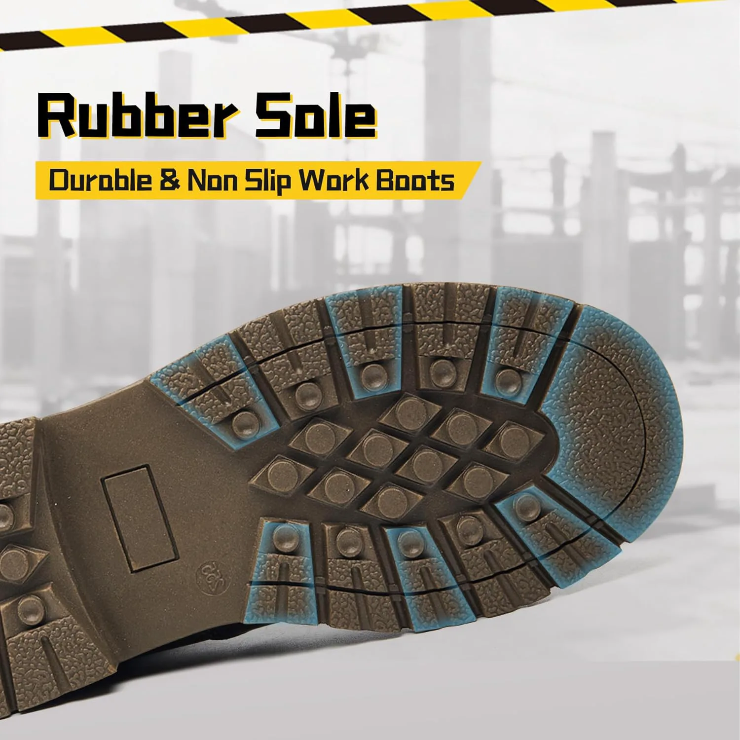 

Унисекс ботинки Челси с стальным носком для взрослых, мужская рабочая обувь для промышленного строительства, водонепроницаемые, легкие, удобные, противоскользящие защитные ботинки ZBVB, хаки