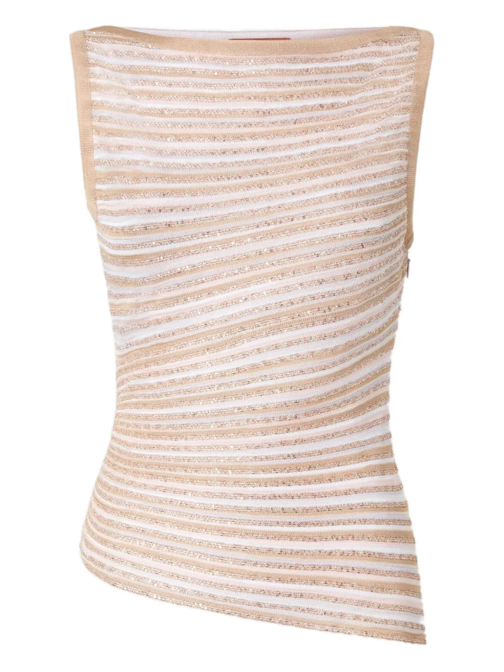 

Топ без рукавов с полосками Missoni, белый