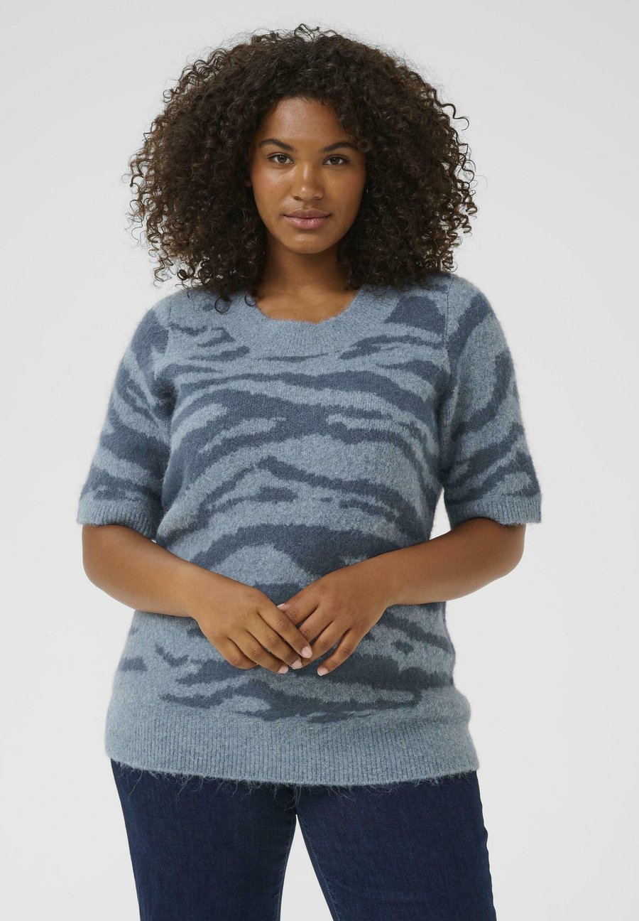 

Футболка Kaffe Curve SANDIA, Windward Blu Bering Sea Animal/Blue, Синий, Футболка Kaffe Curve SANDIA, Windward Blu Bering Sea Animal/Blue