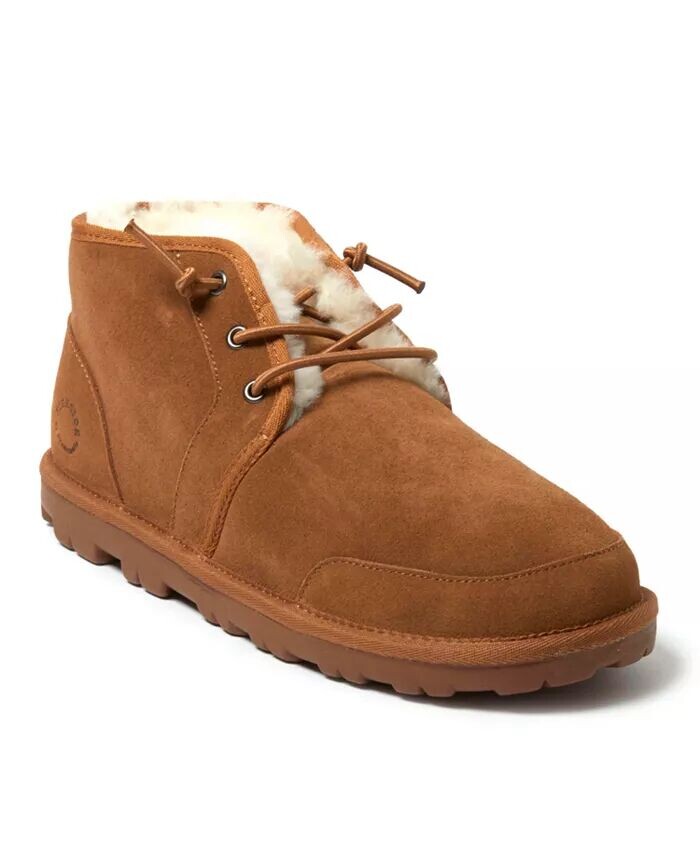 

Мужские ботильоны Fireside by Shepparton на шнуровке из овчины Dearfoams, коричневый