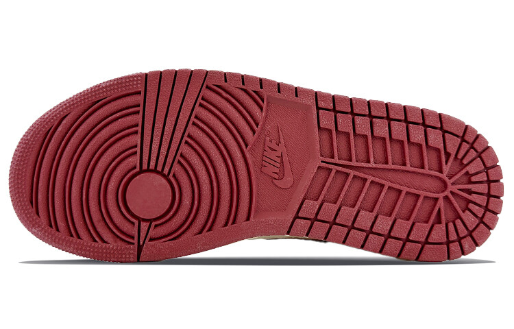 Кроссовки Air Jordan 1 Vintage Basketball Shoes Women's Mid-Top Red — фото 4