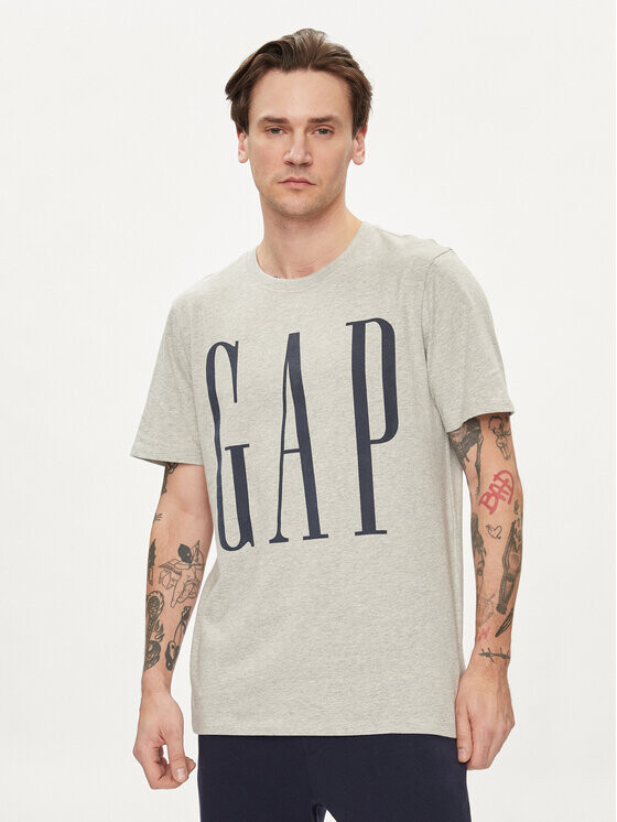 

Футболка стандартного кроя Gap, серый