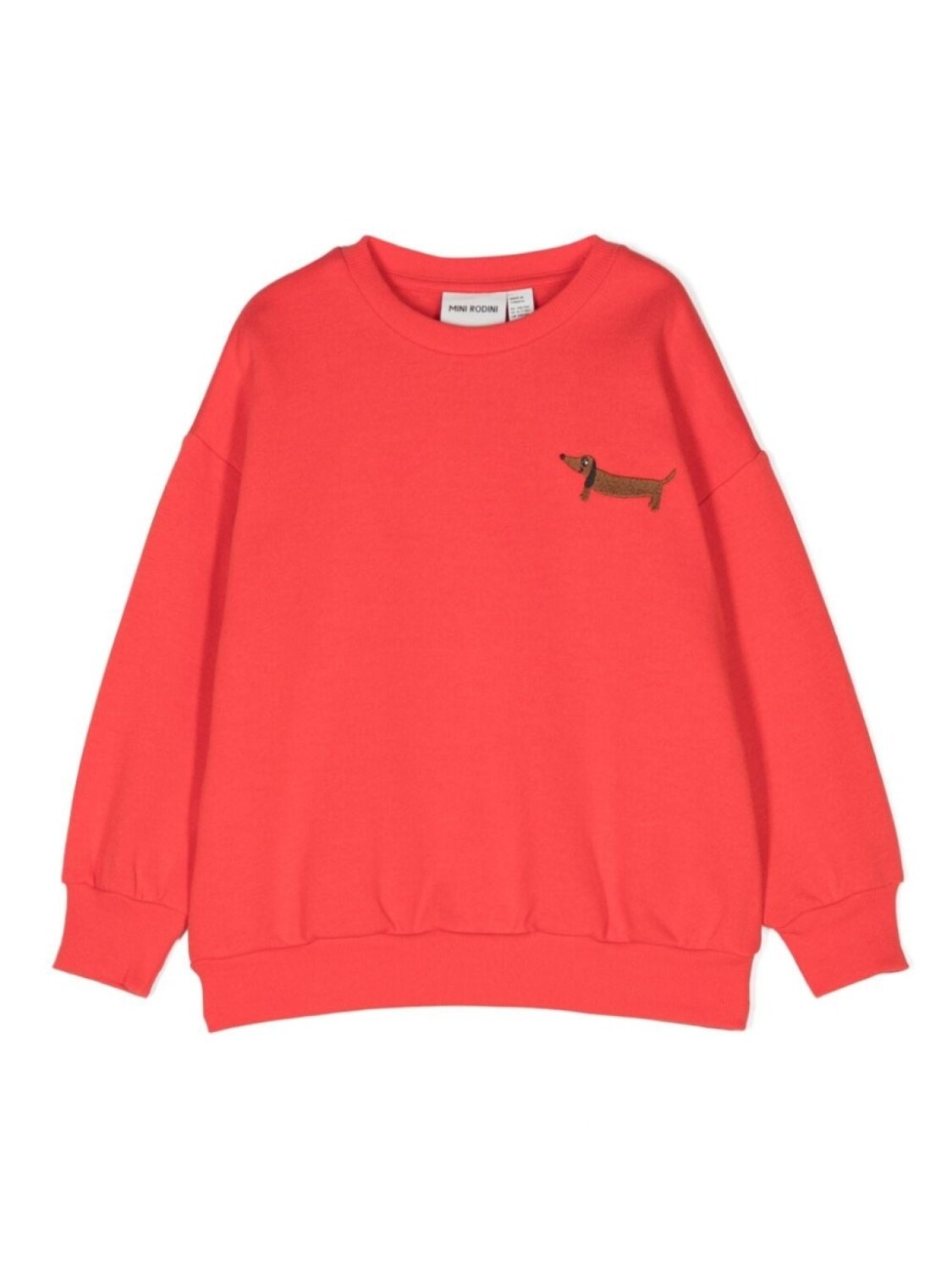 

Mini Rodini толстовка Dog, красный
