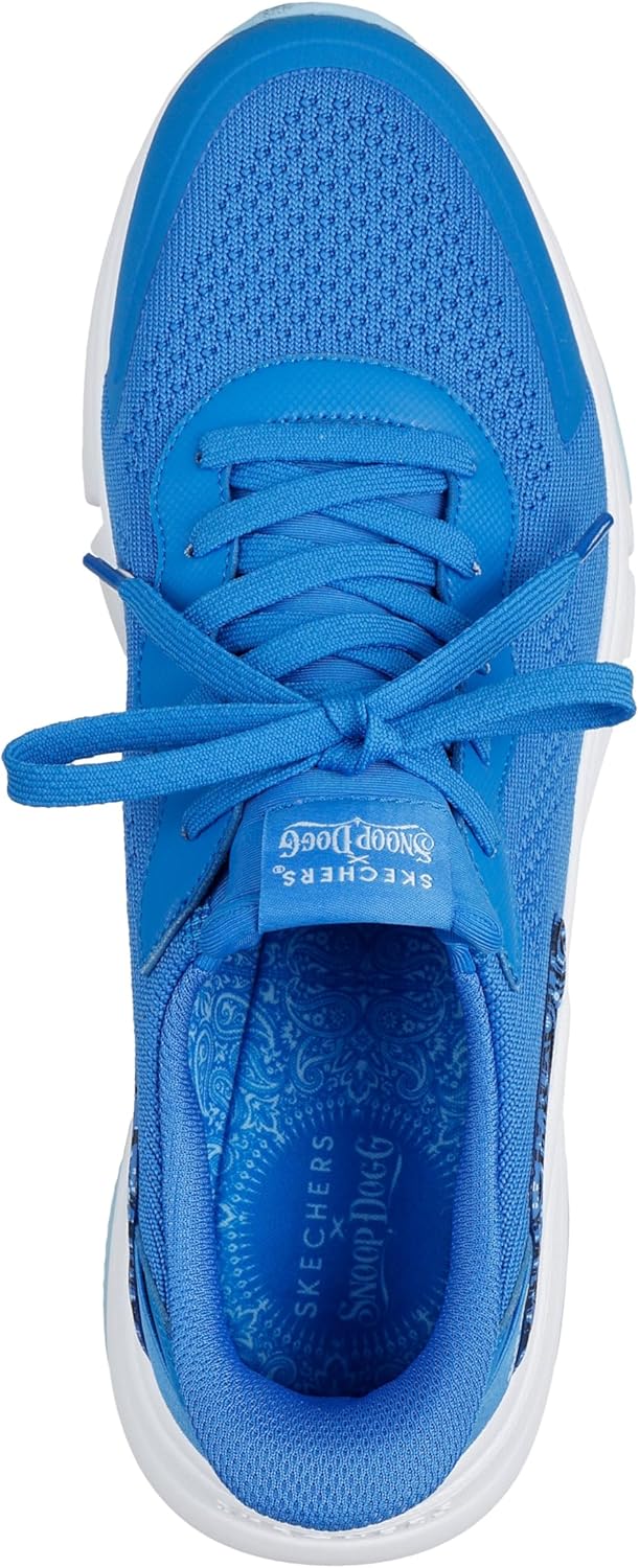 Мужские слипоны Skechers Snoop Sparrow Flex - Soarin' Hands Free, синий — фото 3