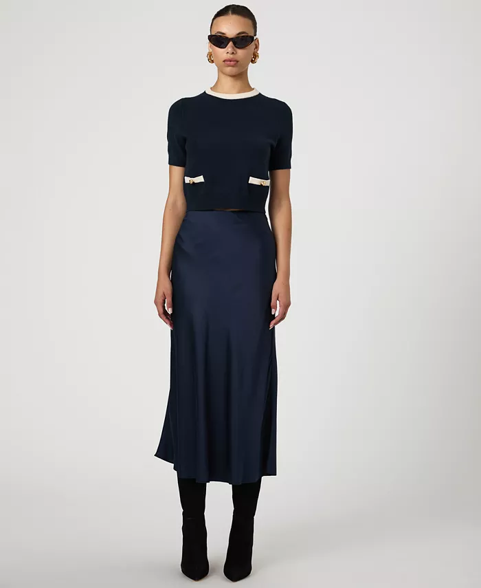 

Женский топ Babysoft с короткими рукавами French Connection, белый