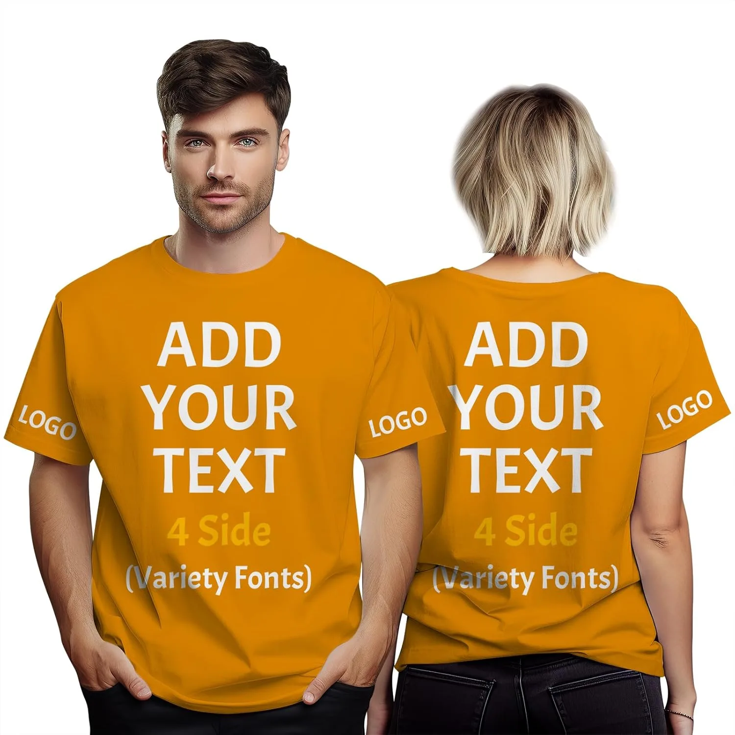 Футболка Custom с вашим дизайном, логотипом или текстом