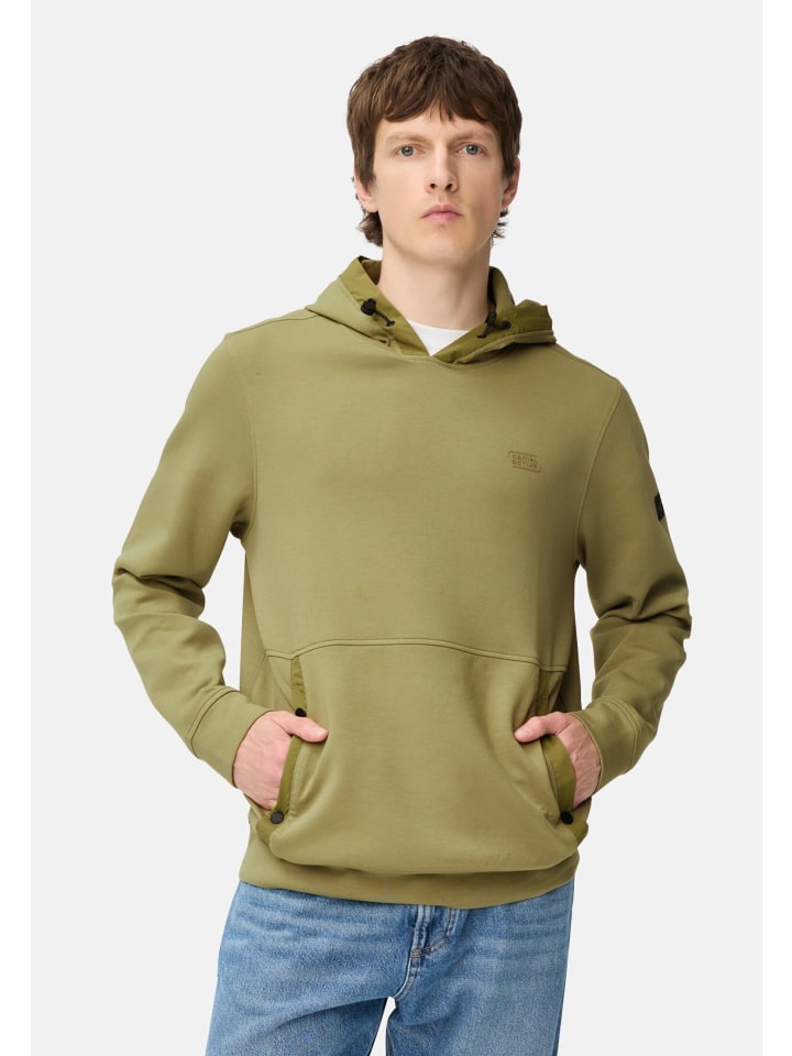 

Толстовка fleXXXactive с регулируемым капюшоном цвета мохового камня Camel Active