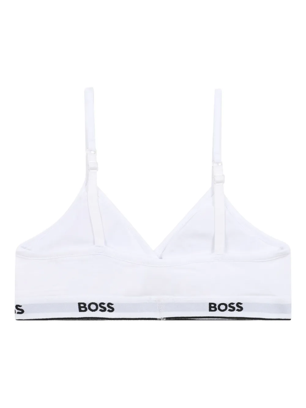 Комплект из двух бюстгальтеров с логотипом BOSS Kidswear, черный — фото 4