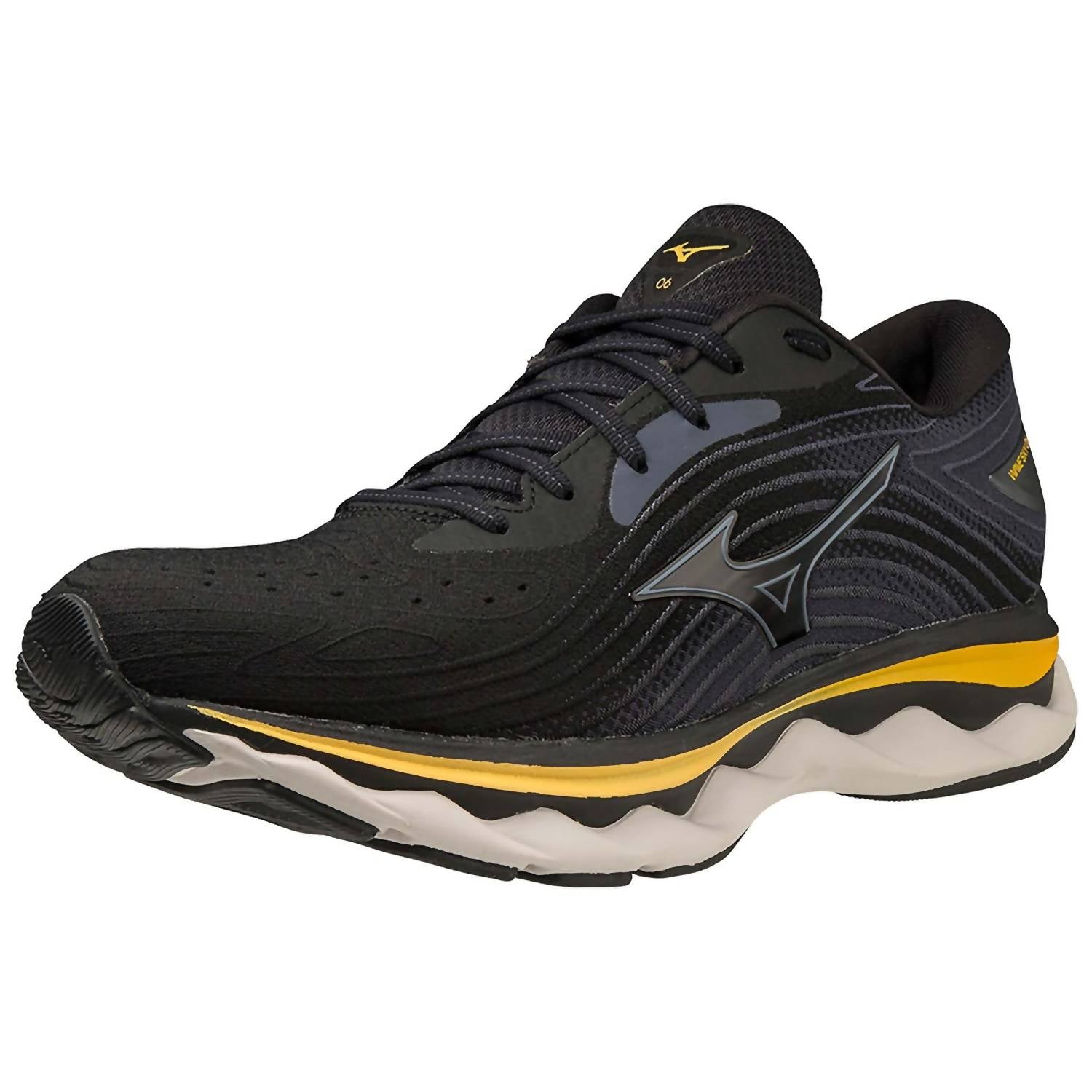 

Мужские туфли Wave Sky 6 в черном цвете/пассаты MIZUNO