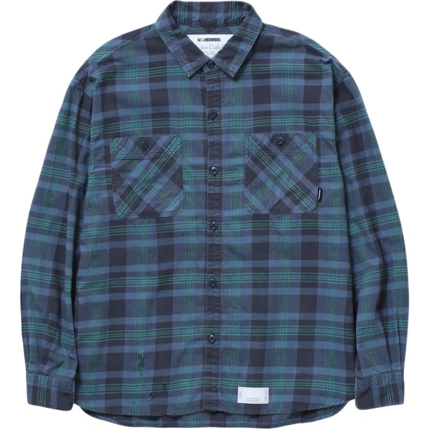 

Рубашка savage tartan в клетку NEIGHBORHOOD, зеленый