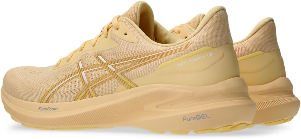 Беговые кроссовки Asics GT-1000 13 для мужчин, желтый/оранжевый — фото 3