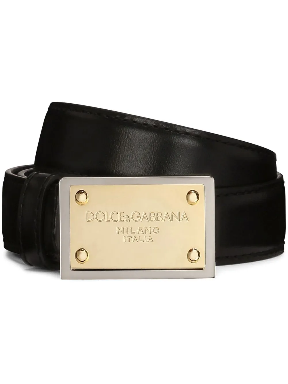 

Ремень с логотипом DOLCE & GABBANA, черный