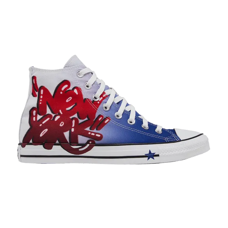 

Кроссовки Converse Chuck Taylor All Star High 'New York Graffiti', синий