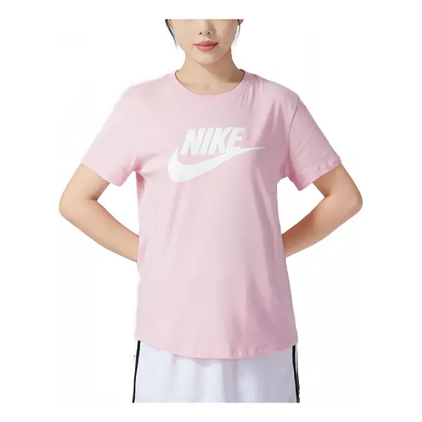 

Футболка спортивная одежда основные элементы Футболка с логотипом Nike, розовый