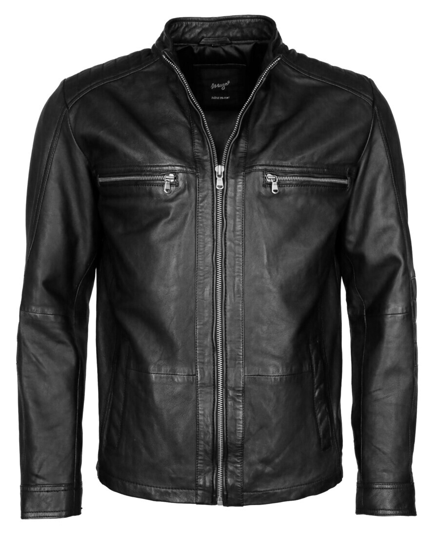 

Кожаная куртка Maze Between-Season Jacket Fabiano, черный