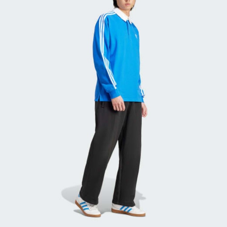Мужская рубашка поло Adi Color, синяя Adidas Originals, синий — фото 2