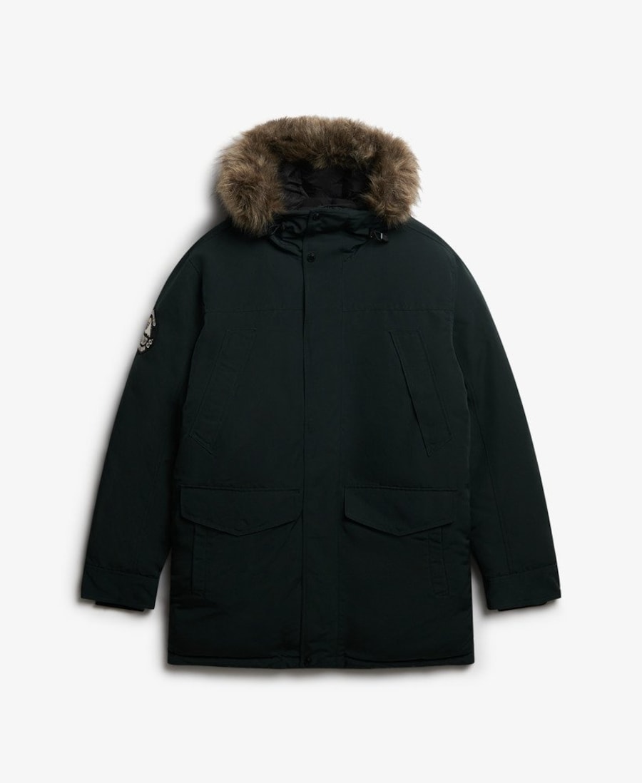 Зимняя парка Superdry Everest, темно-зеленый — фото 2