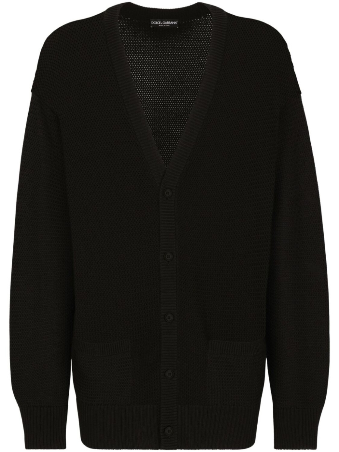 

Dolce & Gabbana кардиган с V-образным вырезом, черный