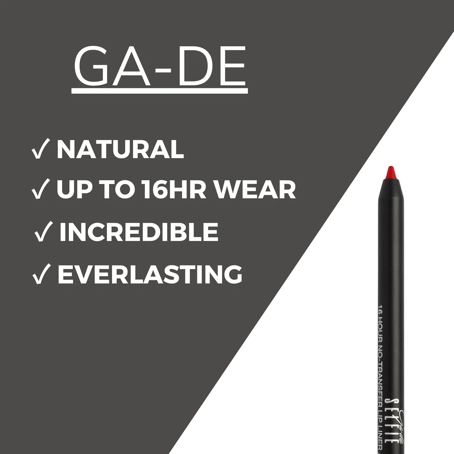 Карандаш для губ GA-DE Selfie 16 Hour Lip Liner, 862 - дымчатый кварц, 0.6 г — фото 2