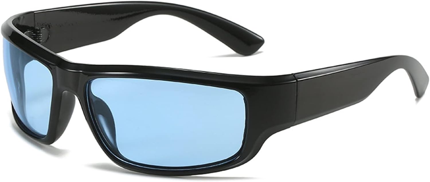 

Мужские солнцезащитные очки для вождения на открытом воздухе, спортивные женские солнцезащитные очки для поездок на работу, декоративные солнцезащитные очки Generic, Blue