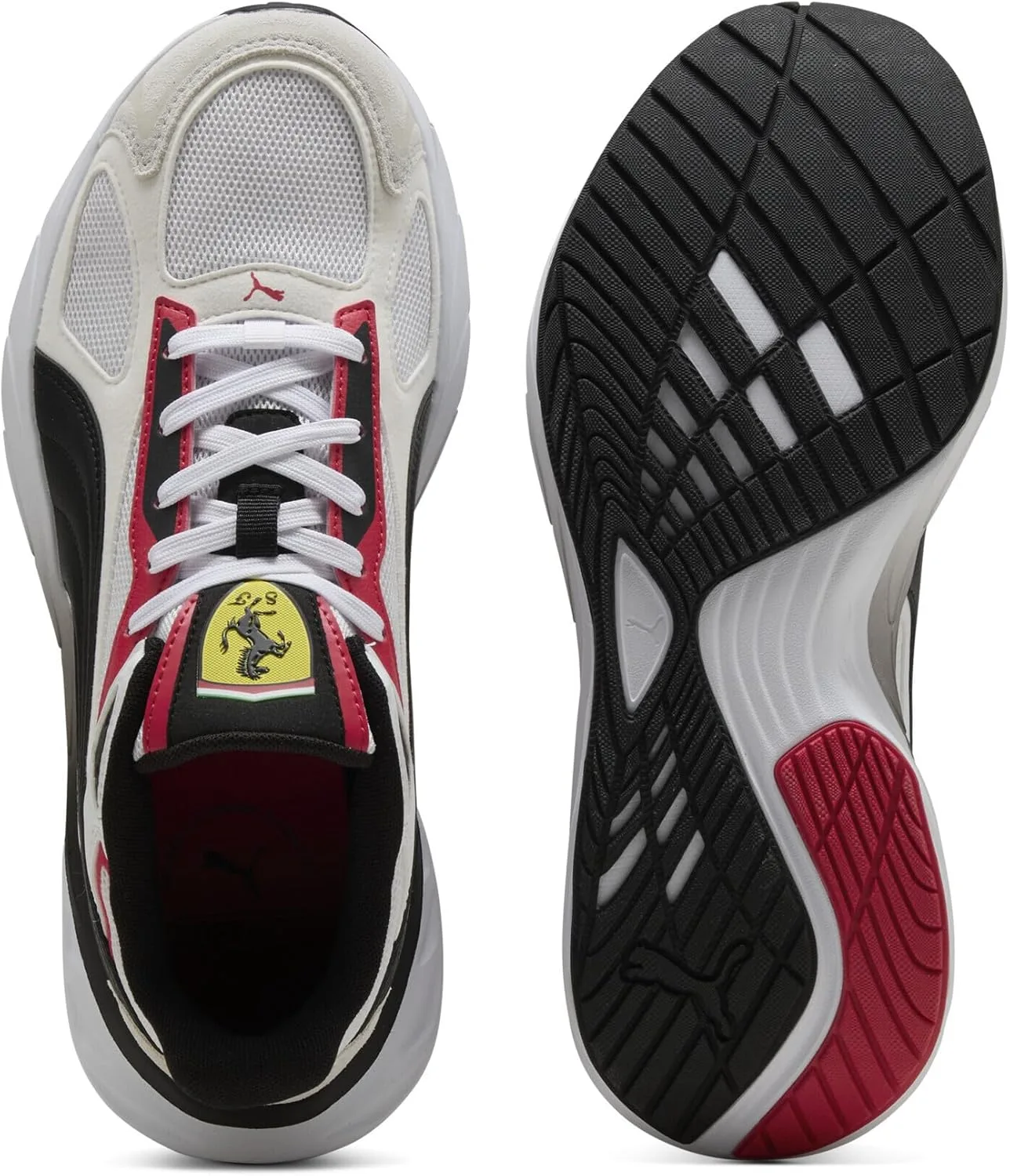 Взрослые кроссовки PUMA Scuderia Ferrari Hypnotic, белый/черный — фото 4