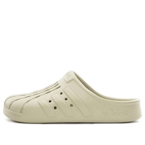 

Тапочки adilette clog Adidas, серый