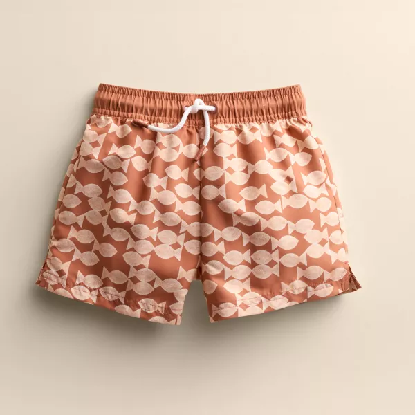

Плавки для мальчиков 4-12 лет Little Co. By Lauren Conrad, цвет clay fish print