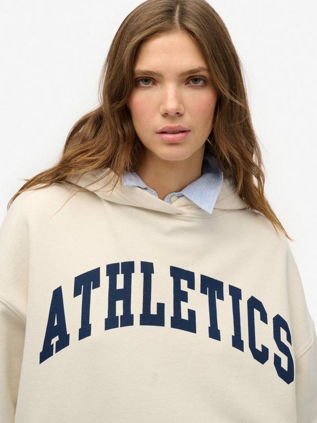 Спортивная повседневная толстовка с капюшоном Superdry, цвет Desert Bone White — фото 4