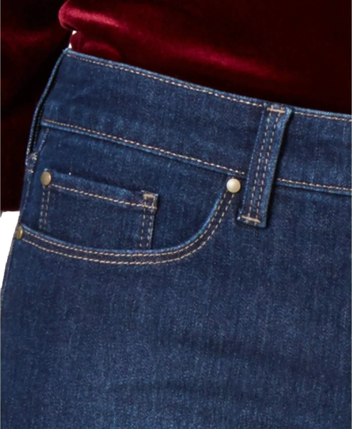 

Charter Club джинсы с кружевным низом