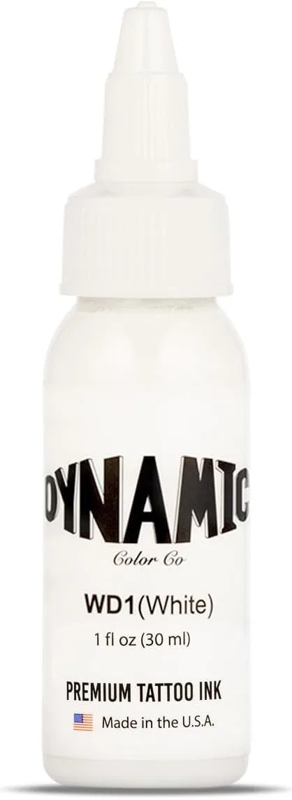 Белая тату-краска «White Tattoo Ink» от Dynamic Color Dynamic
