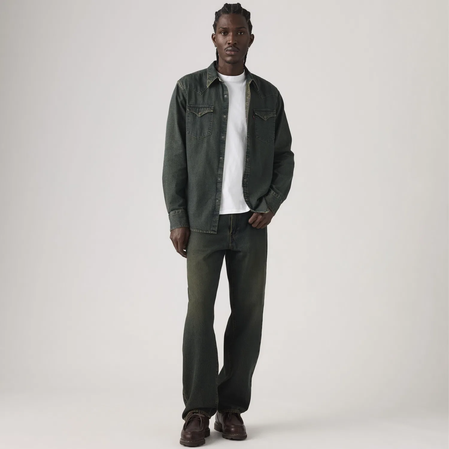 Мужские джинсы прямого кроя 568 Levi's, Dark Wash