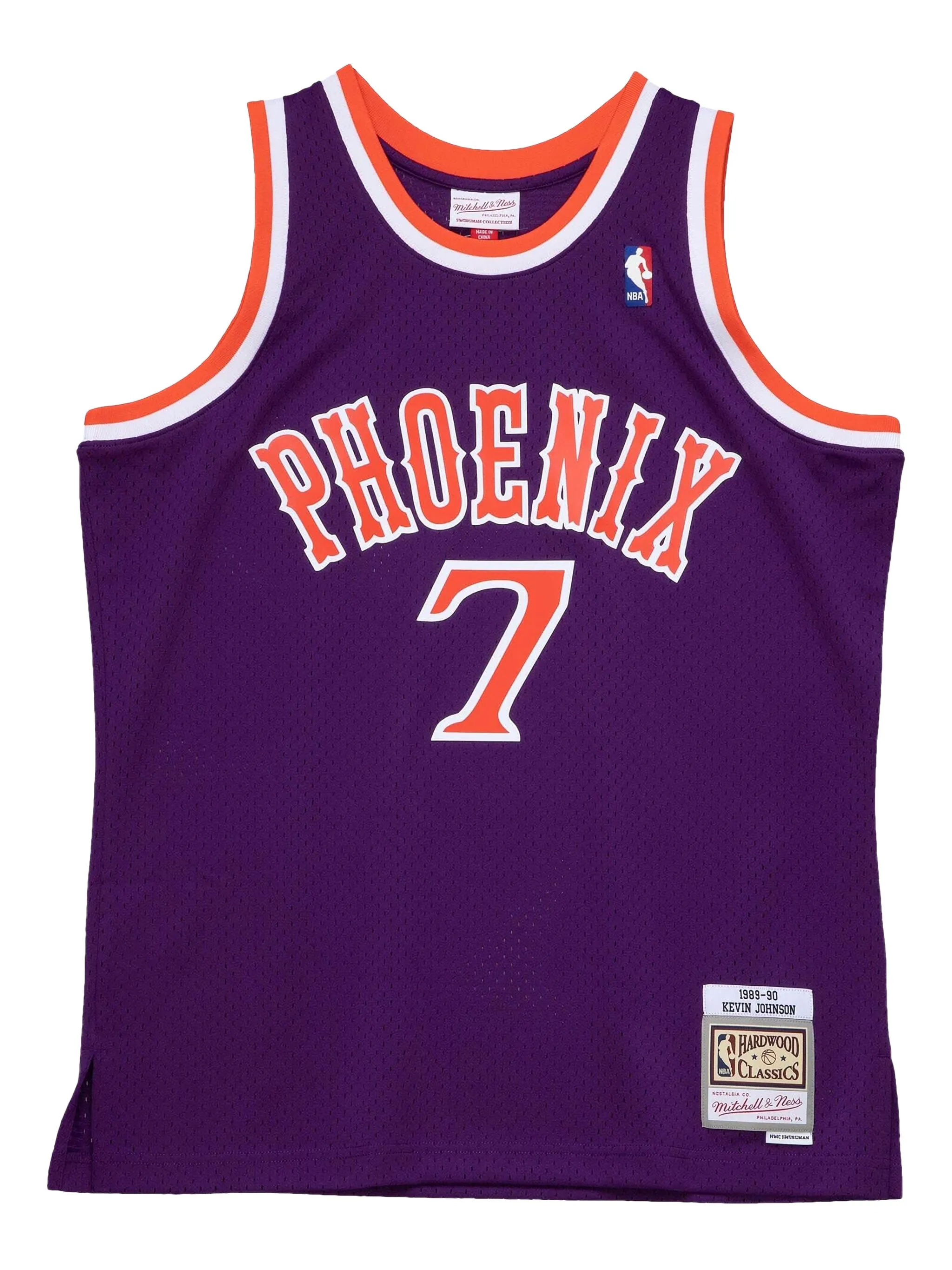 

Топ Pheonix Suns Jevin Johnson 1989-90 Swingman из коллаборации с NBA Mitchell & Ness, фиолетовый
