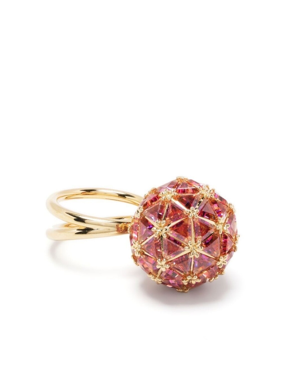 

Кольцо для коктейля Curiosa Swarovski, красный