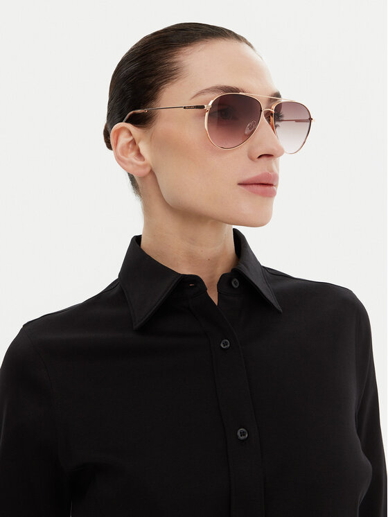 

Солнцезащитные очки TSM3015 Trussardi, золотой