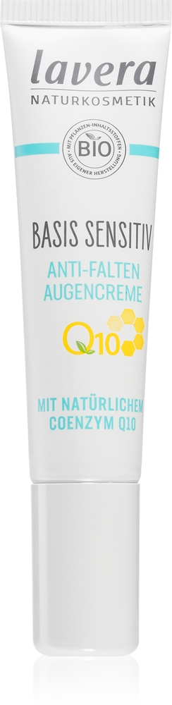 

Крем для кожи вокруг глаз Basis Sensitiv Q10 против отечности и морщин с коэнзимом Q10 Lavera, 15 мл