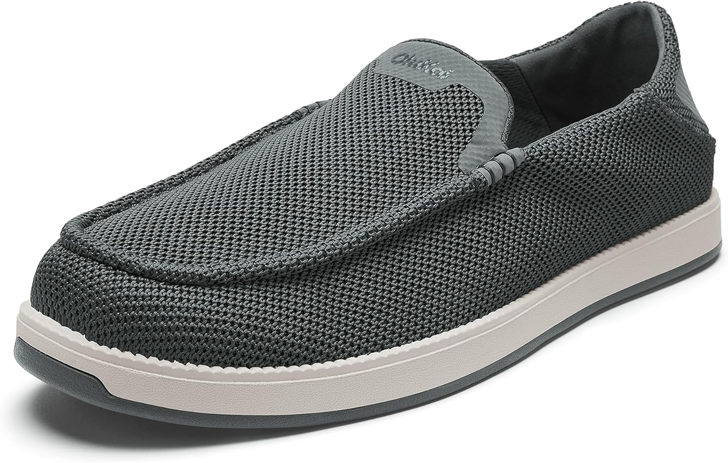 

Мужские слипоны OLUKAI Kakaha Mesh с сетчатой верхней частью, легкая и универсальная обувь на каждый день, комфортная для носки весь день, Rock/Rock