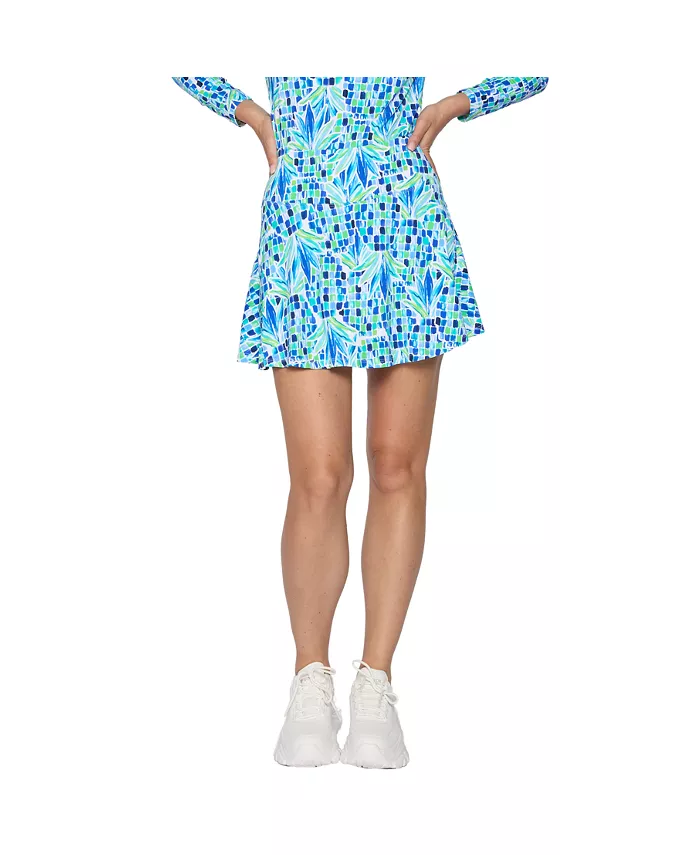 

Женская юбка-шорты с оборками на спине и кокеткой G Lifestyle G Lifestyle Clothing, синий