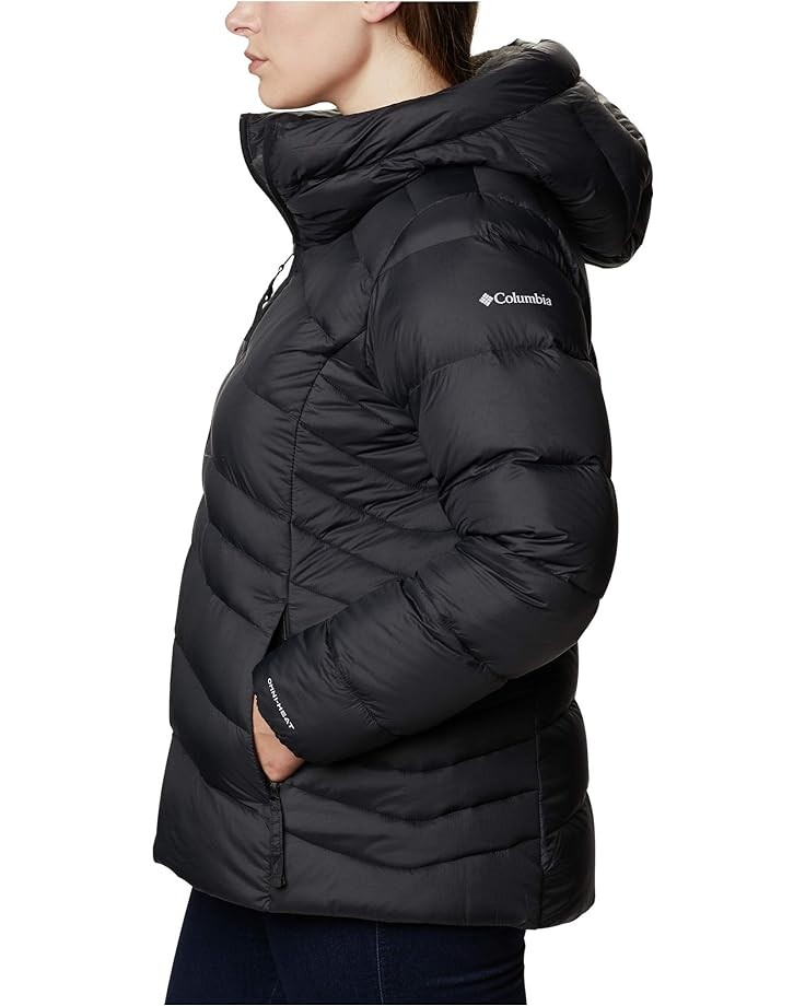 

Куртка Columbia Plus Size Autumn Park Down Hooded Jacket, цвет Black/Shark