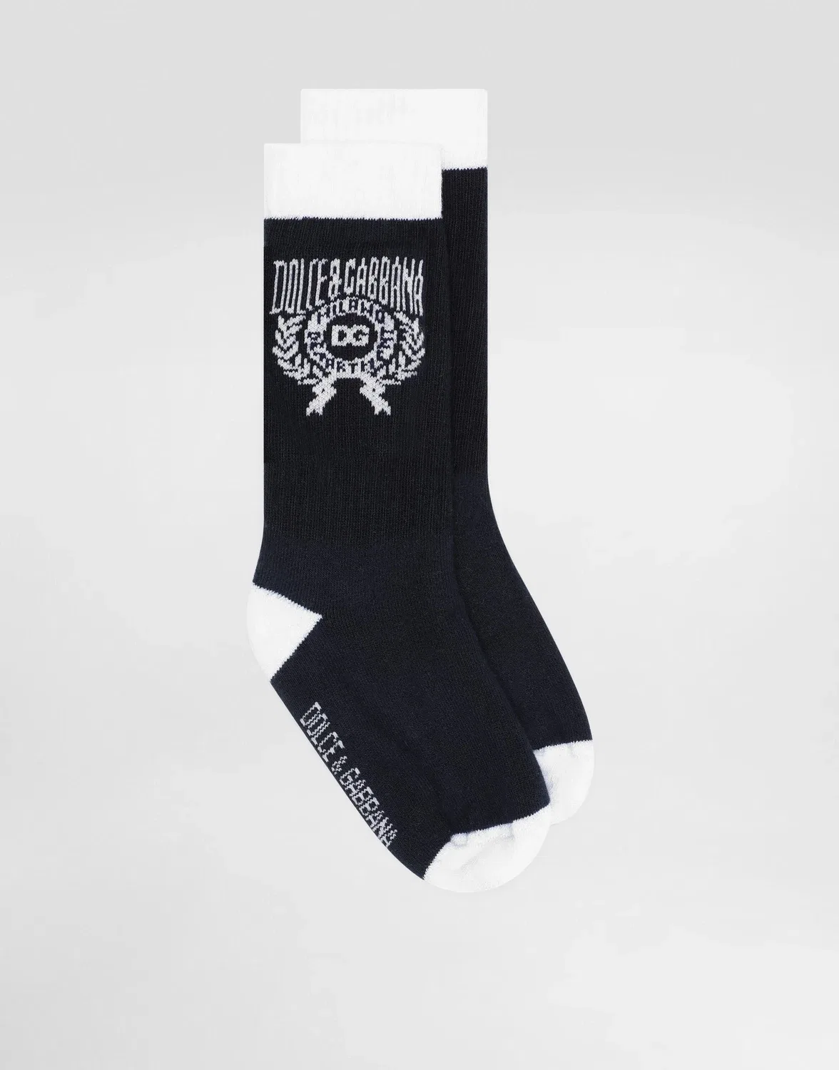 Хлопковые носки с логотипом DG Dolce & Gabbana, мультиколор