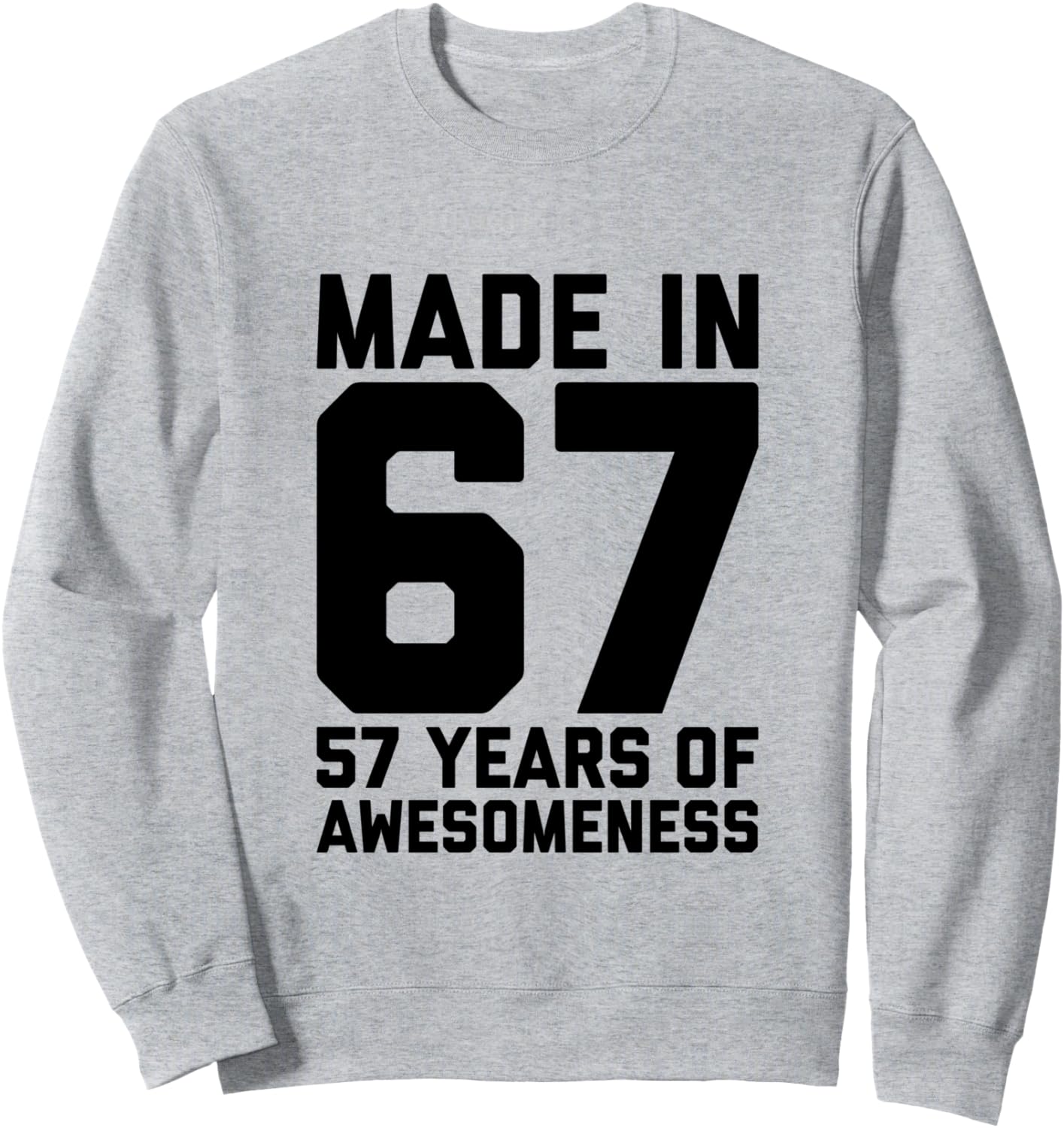 

Толстовка на 57-й день рождения, подарок на 57-й день рождения для мужчин, женщин, папы, мамы, толстовка Birthday 57Th Gift Son Daughter Happy Designs, серый