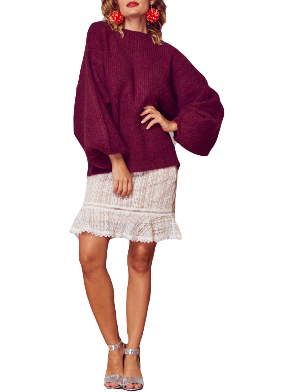 

Женская кружевная мини-юбка с цветочным принтом LOST + WANDER, белый/серо-коричневый