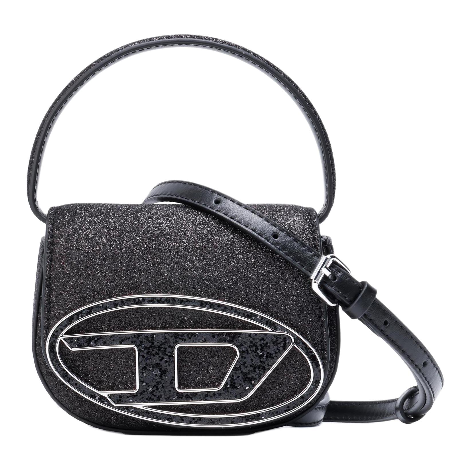 

Сумка через плечо из ткани женская черная DIESEL