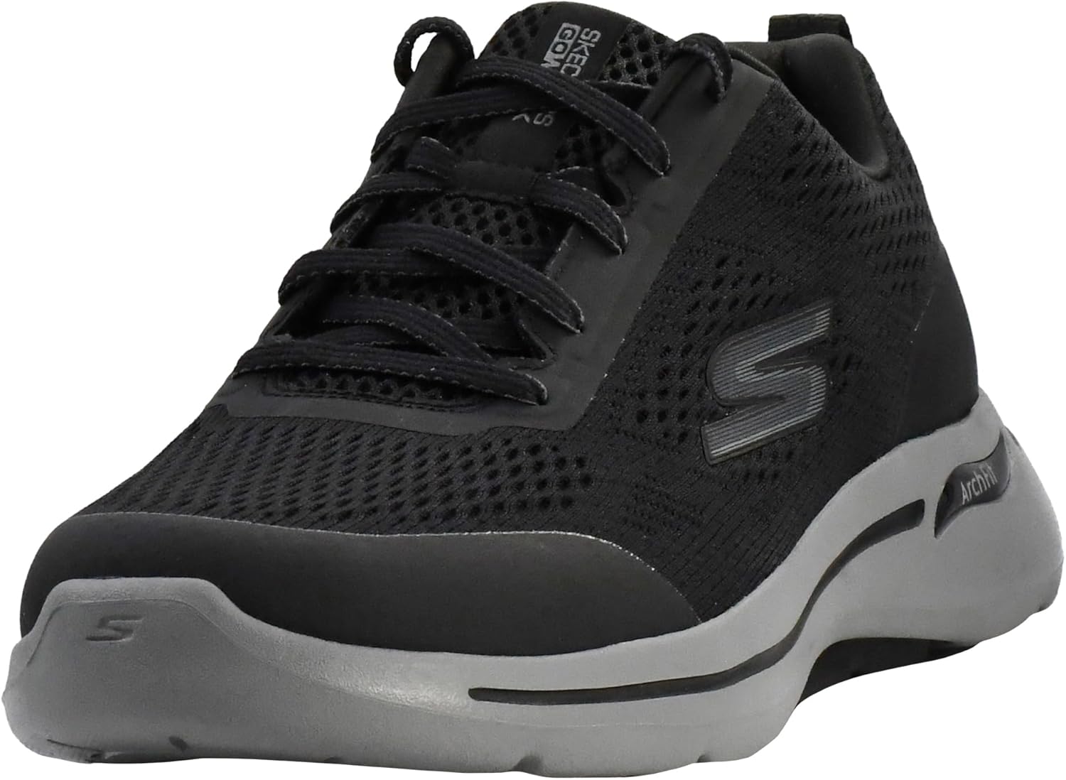 

Кроссовки для ходьбы Skechers Men's GoWalk Arch Fit с воздушной охлаждаемой пеной, черный/серый