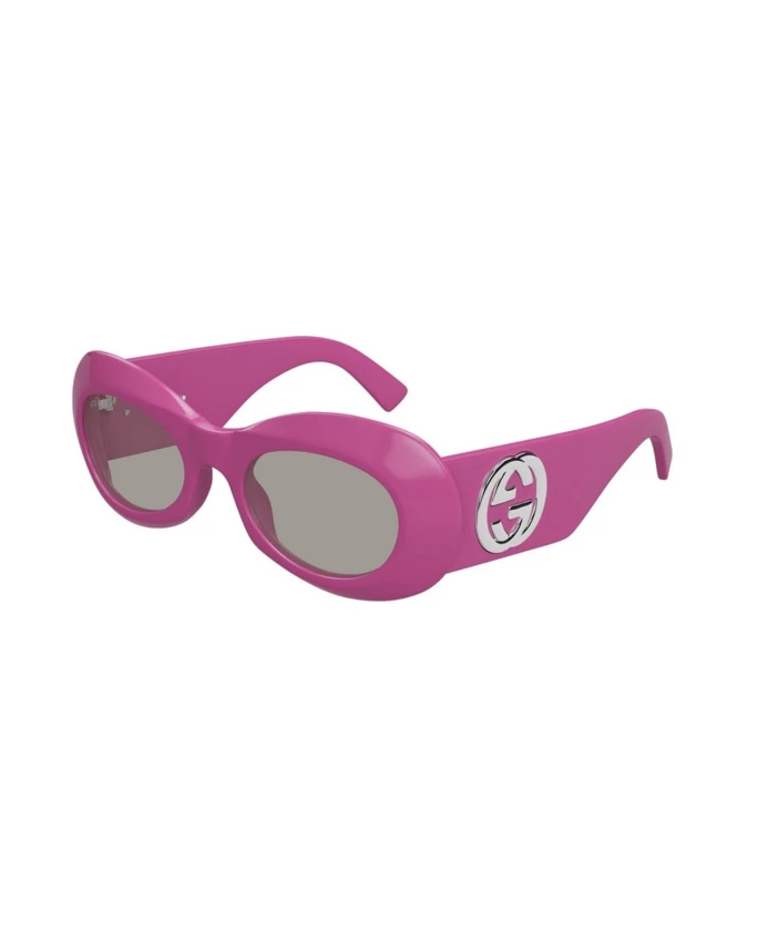 

Солнцезащитные очки фуксии gg1696s 004 Gucci, розовый