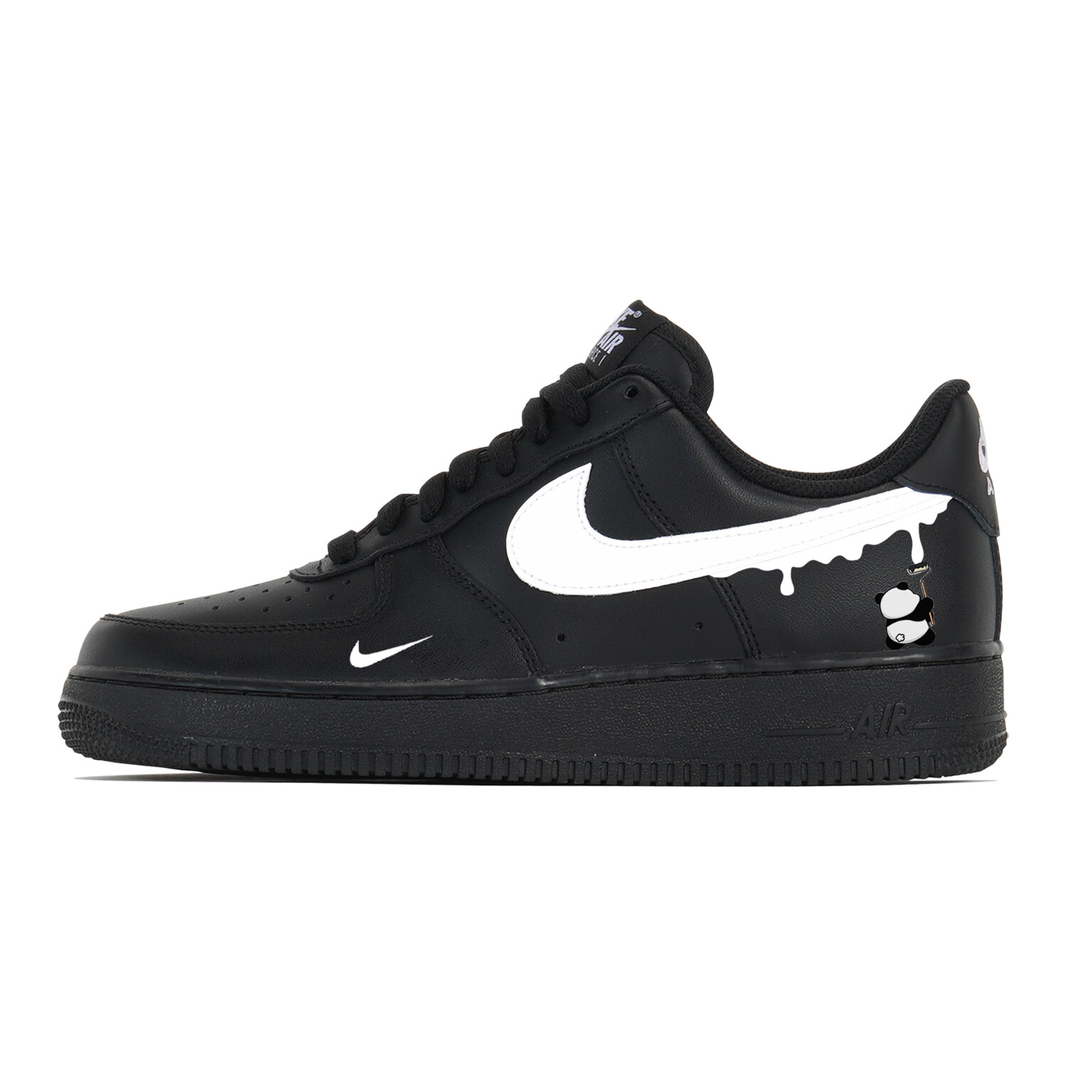 

Кроссовки Air Force 1 для скейтборда унисекс с низким верхом белого цвета Nike, черный