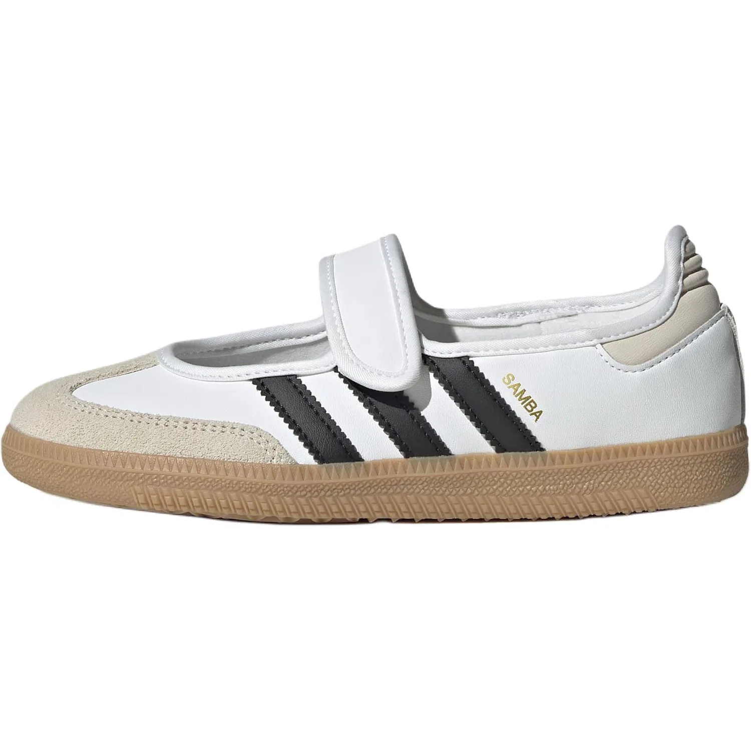 Кроссовки детские Adidas Originals Samba Jane бело-черные