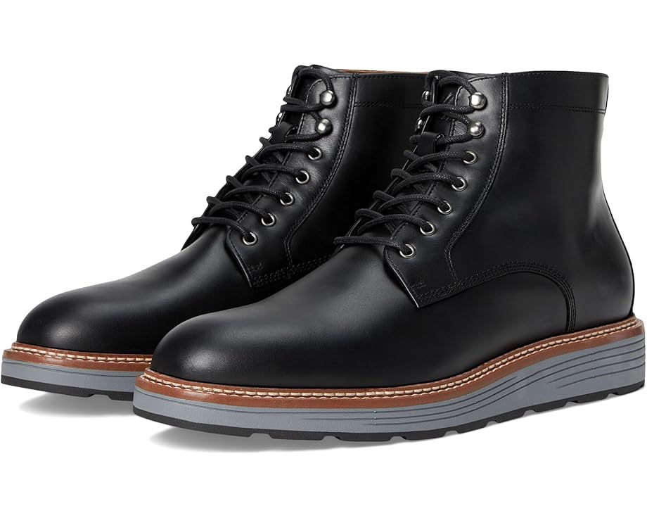 

Ботинки Johnston & Murphy Upton Lug Plain Toe Boots, цвет Black Waterproof Full Grain