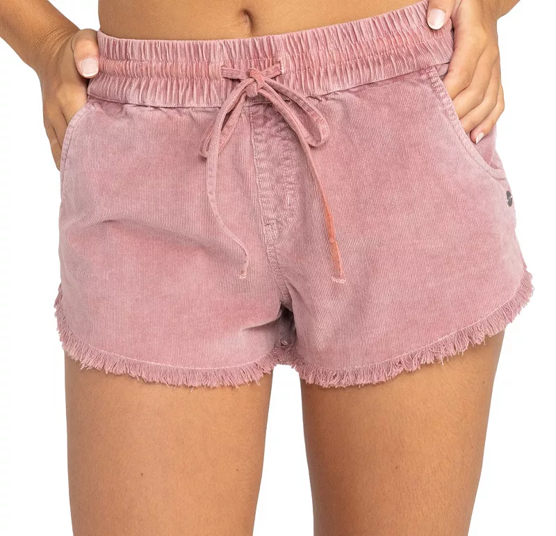 

Женские вельветовые шорты Roxy Scenic Route, цвет Mauve Orchid